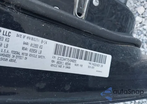 2014 Dodge Charger Police from USA, damaged, VIN 2C3CDXAT7EH348291